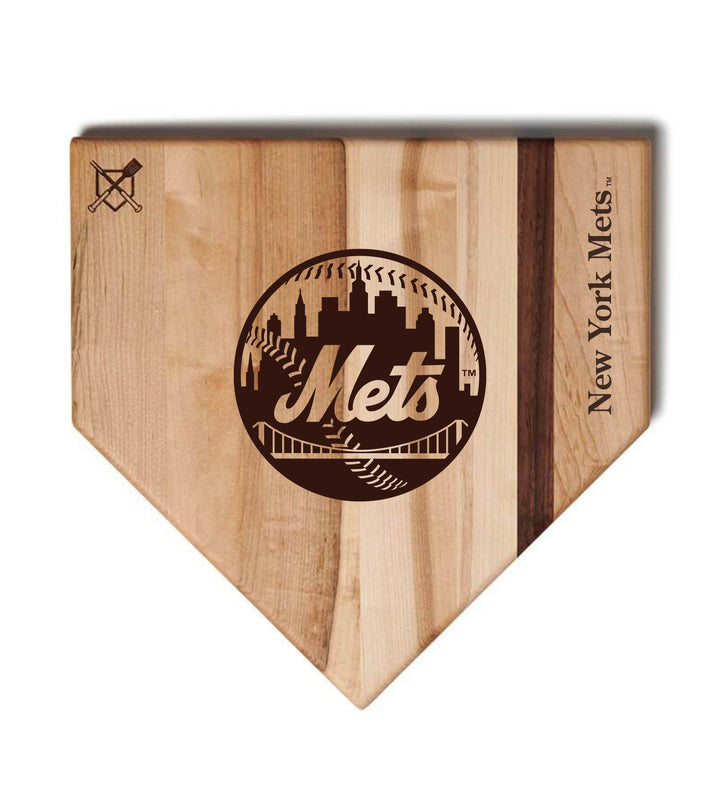 Baseball BBQ New York Mets "Mets" Home Plate / 17" x 17" New York Mets "Grand Slam" Combo Set