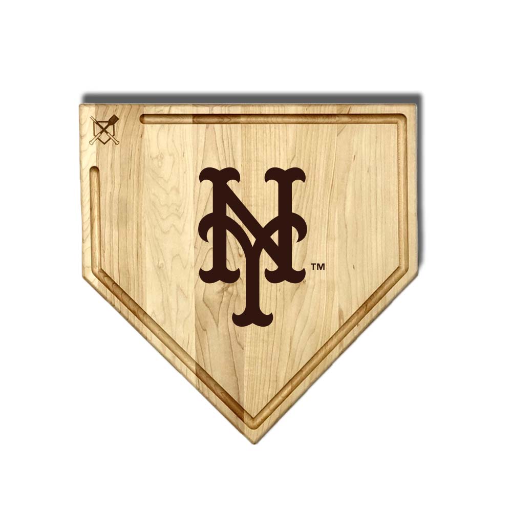 Baseball BBQ New York Mets "NY" Home Plate / 17" x 17" (With Trough) *note: logo only (will not show team name) New York Mets "Silver Slugger" Combo Set
