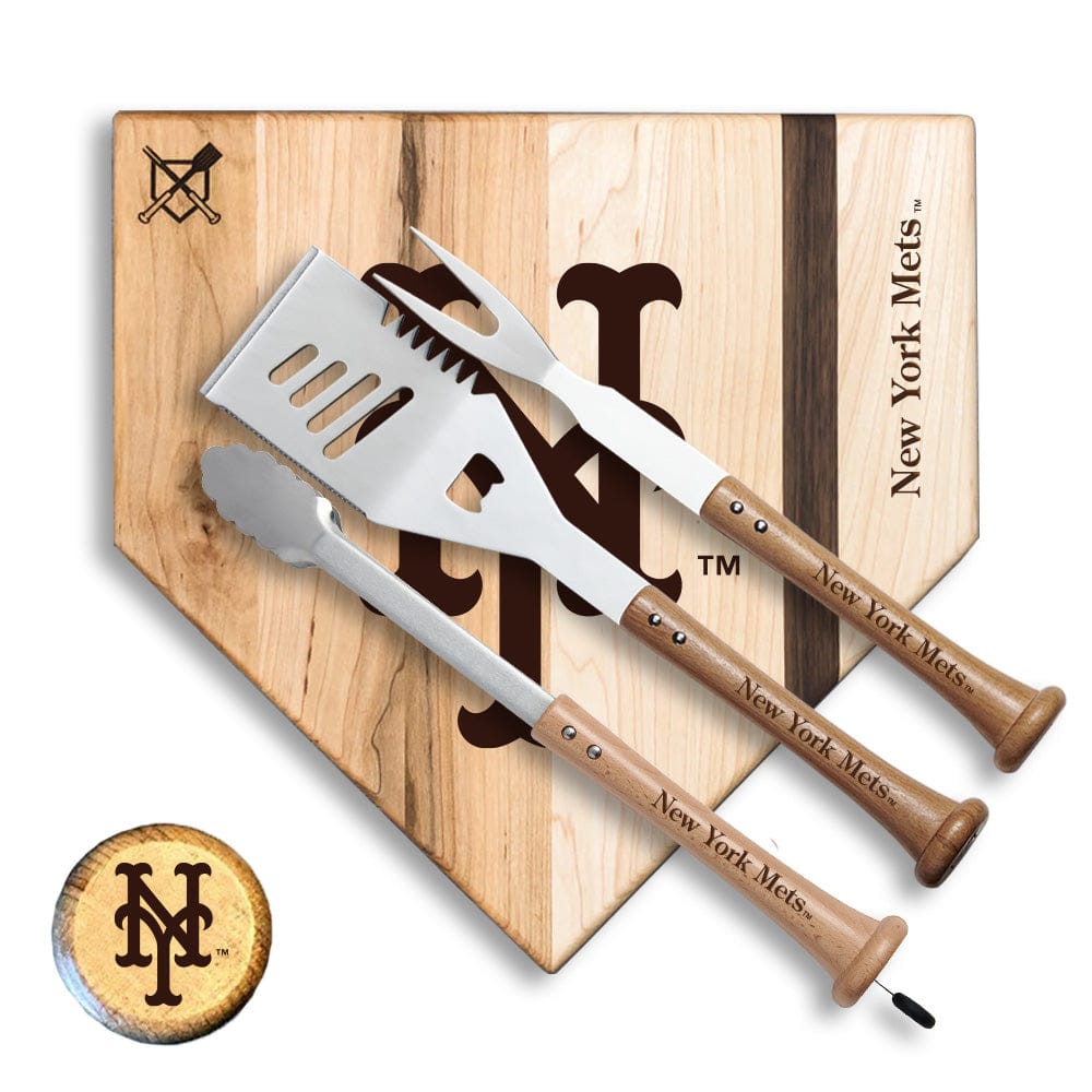 Baseball BBQ New York Mets "Silver Slugger" Combo Set