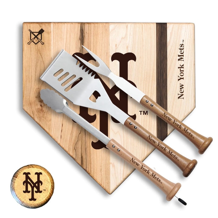 Baseball BBQ New York Mets "Silver Slugger" Combo Set