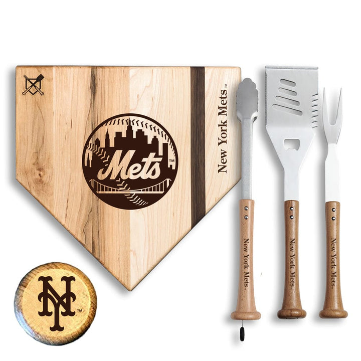 Baseball BBQ New York Mets "Silver Slugger" Combo Set