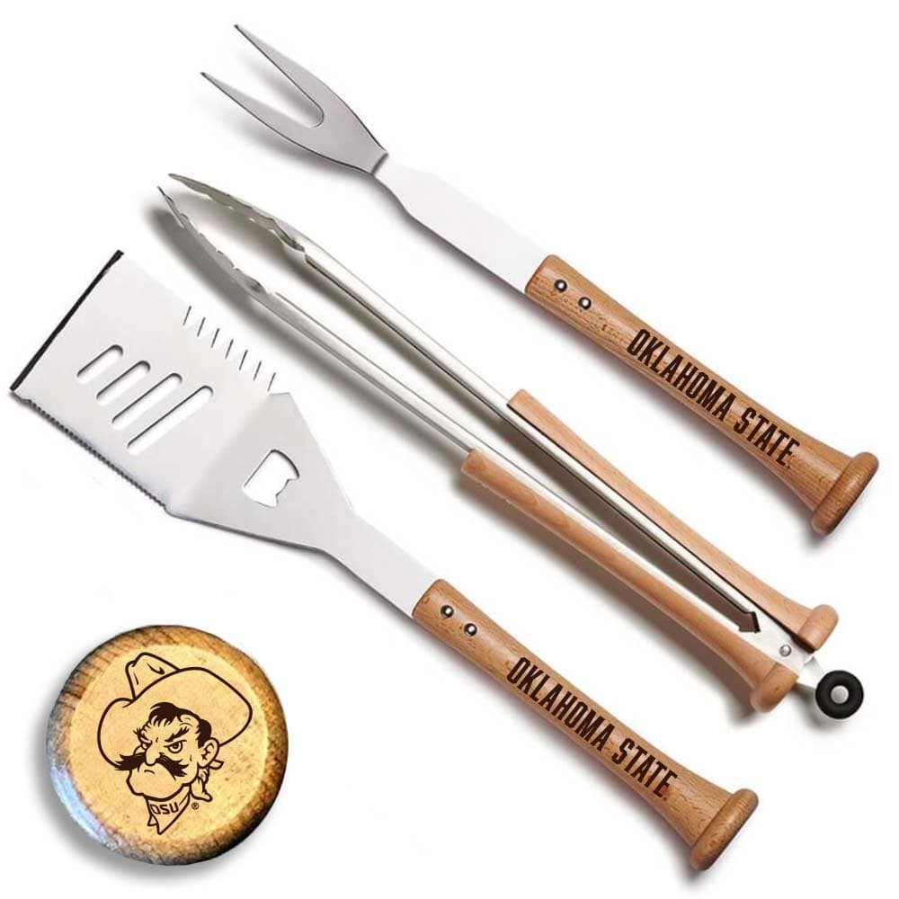 Baseball BBQ Oklahoma State University "TRIPLE PLAY" Combo Set