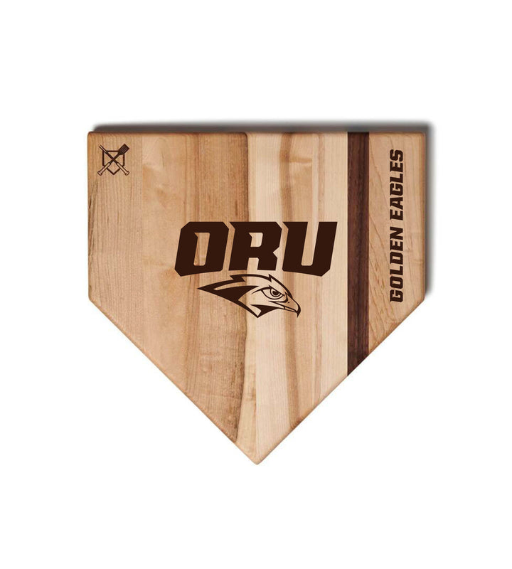 Baseball BBQ Oral Roberts University Home Plate Style (12" x 12") Oral Roberts University Cutting Boards | Choose Your Size & Style