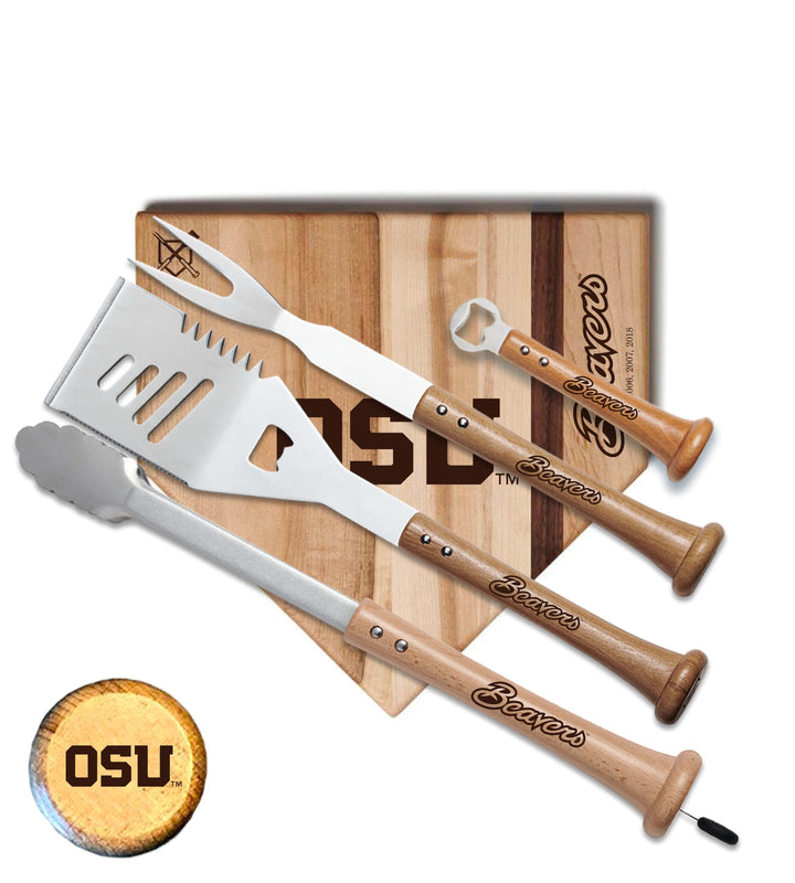Baseball BBQ Oregon State "GRAND SLAM" Home Plate   (12" x 12") Oregon State University  "GRAND SLAM" Combo Set