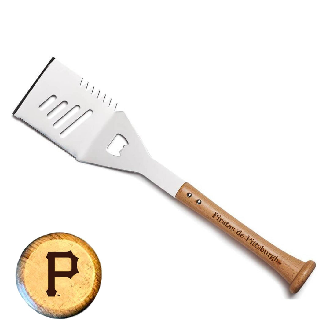 Baseball BBQ Piratas de Pittsburgh "SLIDER" Spatula (en Español)