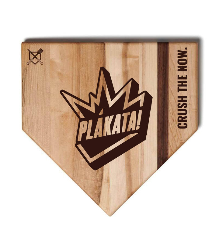 Baseball BBQ PLÁKATA! "Home Plate" Cutting Board