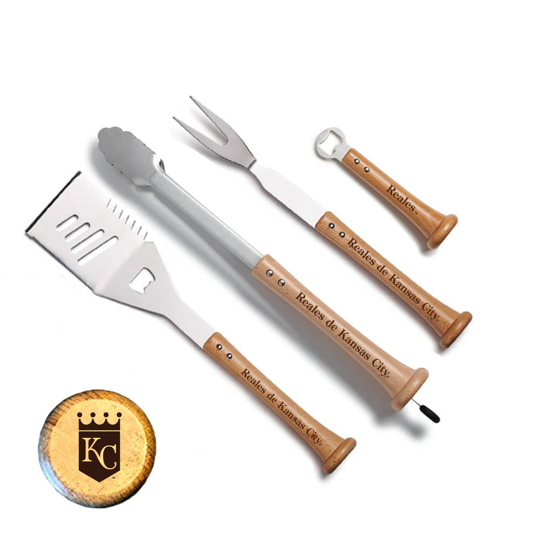 Baseball BBQ Reales de Kansas City "Home Run" Combo Set (en Español)