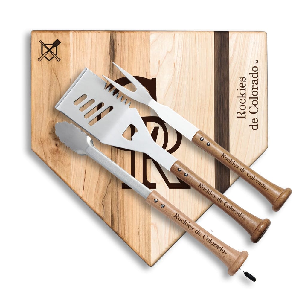 Baseball BBQ Rockies de Colorado "Silver Slugger" Combo Set (en Español)
