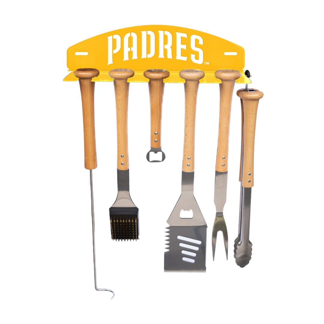 Baseball BBQ San Diego Padres Bat Rack