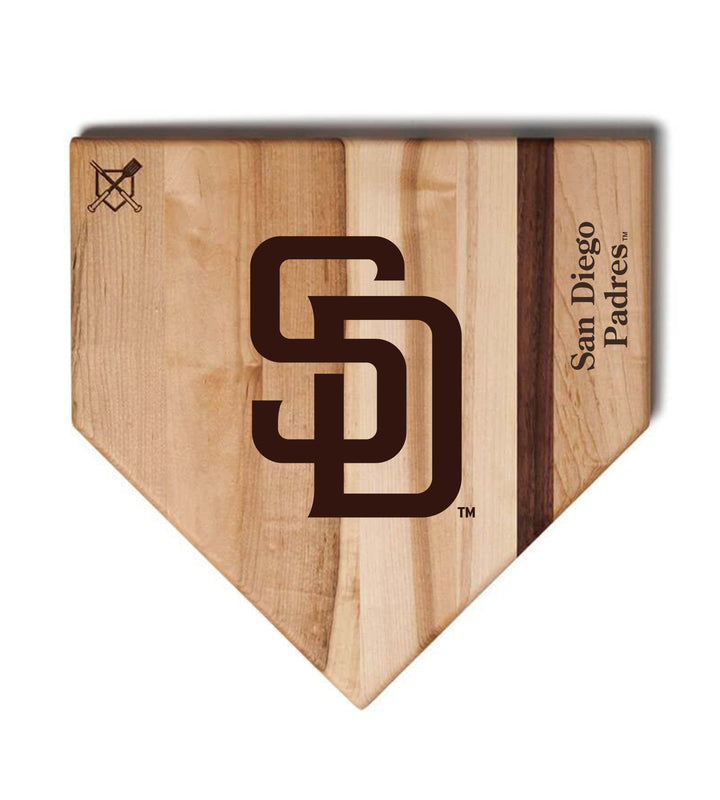 Baseball BBQ San Diego Padres "SD" Home Plate / 17" x 17" San Diego Padres "Silver Slugger" Combo Set