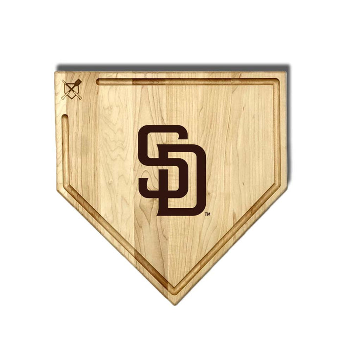Baseball BBQ San Diego Padres "SD" Home Plate / 17" x 17" (With Trough) *note: logo only (will not show team name) San Diego Padres "Silver Slugger" Combo Set