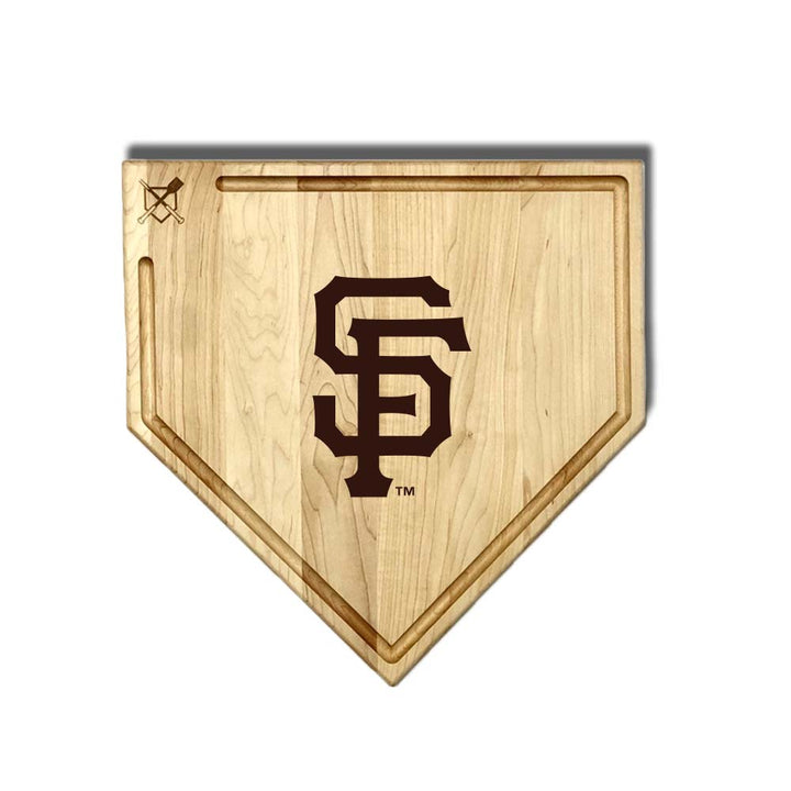 Baseball BBQ San Francisco Giants "SF" Home Plate / 17" x 17" (With Trough) *note: logo only (will not show team name) San Francisco Giants "Silver Slugger" Combo Set