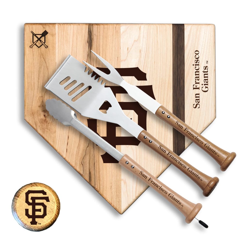 Baseball BBQ San Francisco Giants "Silver Slugger" Combo Set