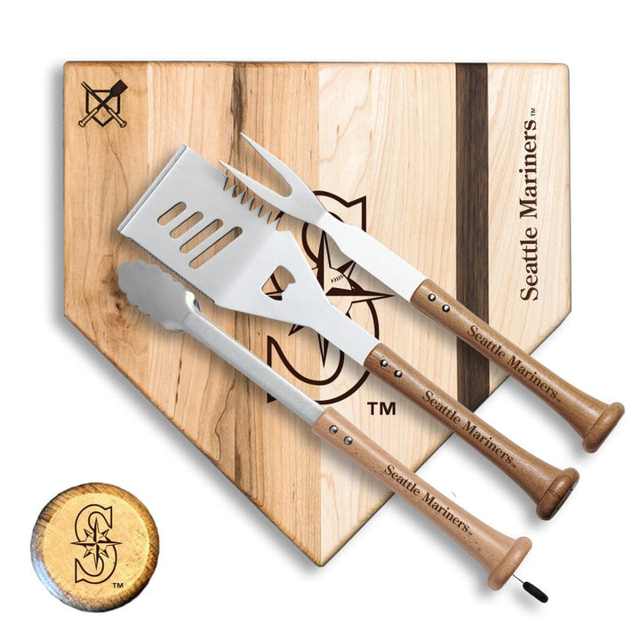Baseball BBQ Seattle Mariners "Silver Slugger" Combo Set