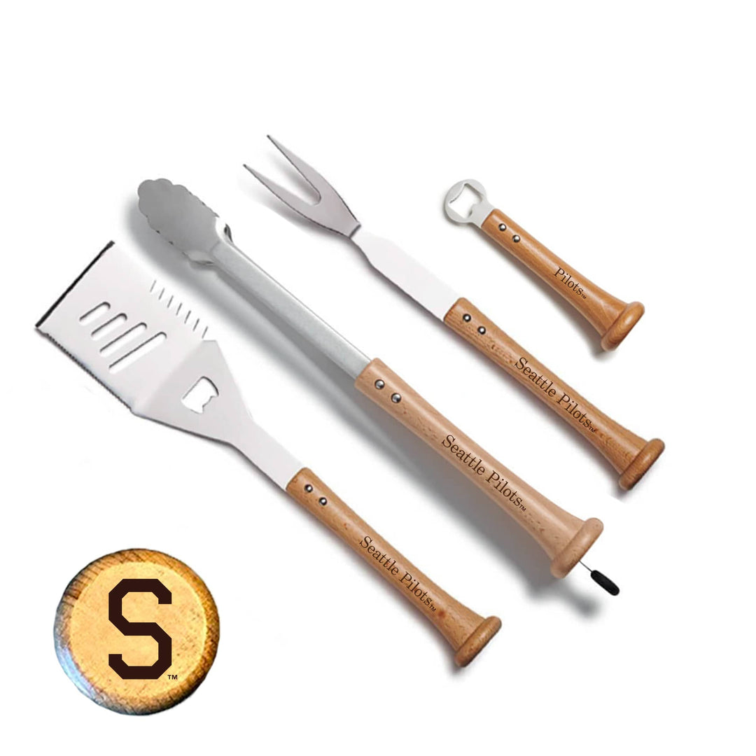 Baseball BBQ Seattle Pilots "HOME RUN" Combo Set