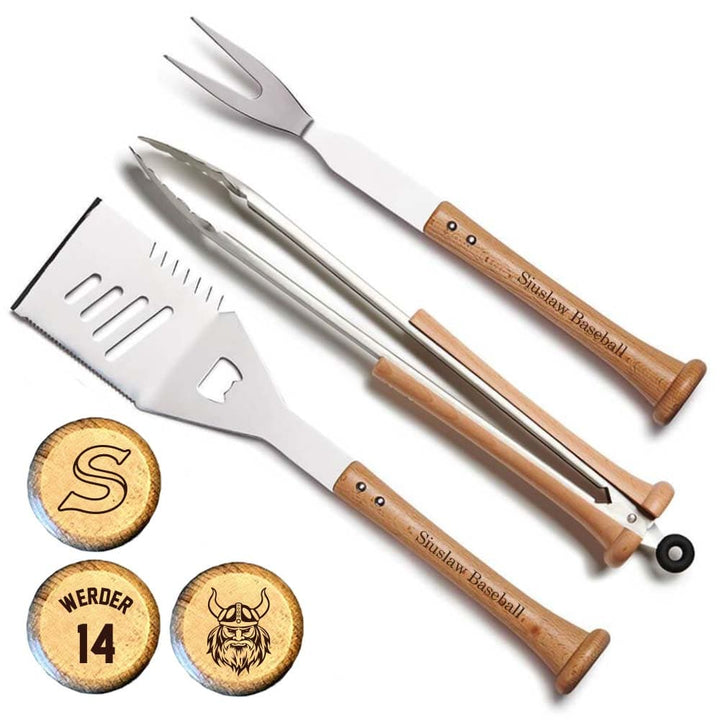 Baseball BBQ Siuslaw Vikings "TRIPLE PLAY" Combo Set