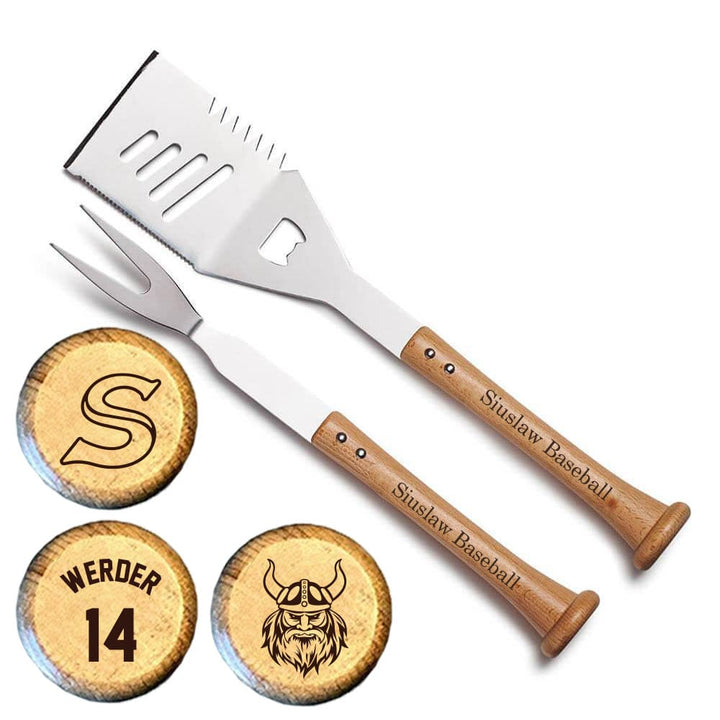 Baseball BBQ Siuslaw Vikings "TURN TWO" Combo Set