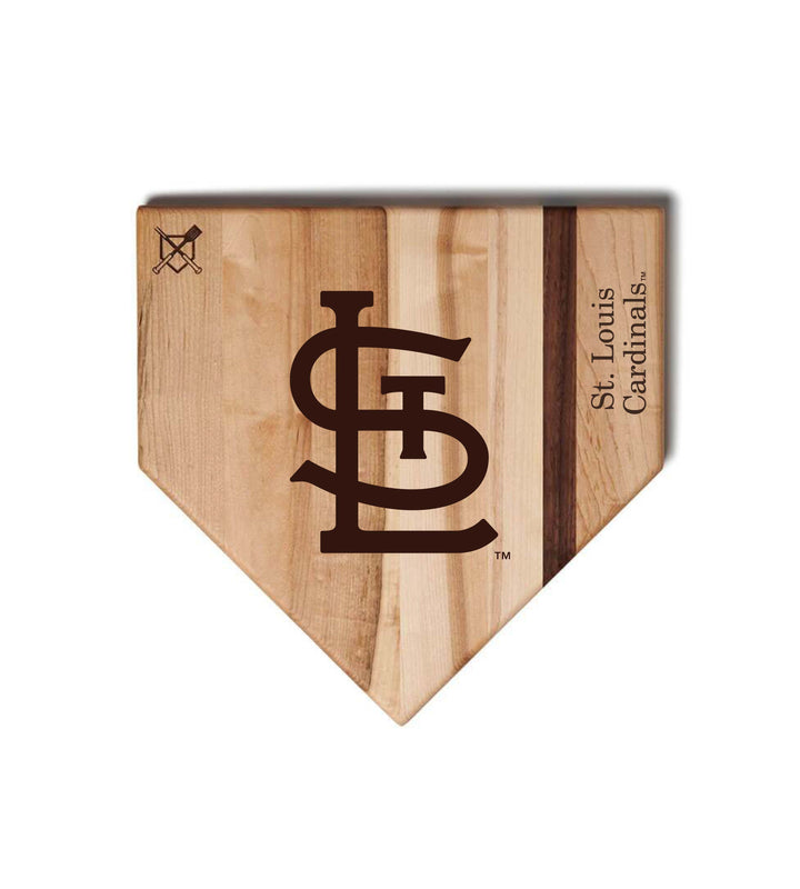 Baseball BBQ St. Louis Cardinals "STL" Home Plate / 12" x 12" St. Louis Cardinals "Grand Slam" Combo Set