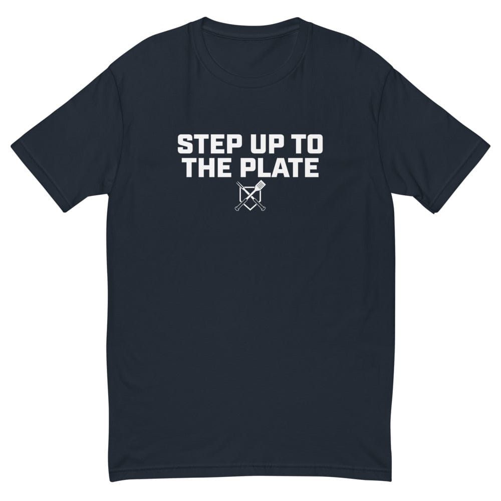 Baseball BBQ T-Shirts Midnight Navy / XS Step Up To The Plate Men's T-Shirt