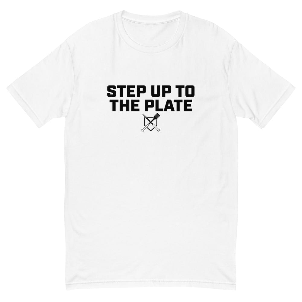 Baseball BBQ T-Shirts White / XS Step Up To The Plate Men's T-Shirt