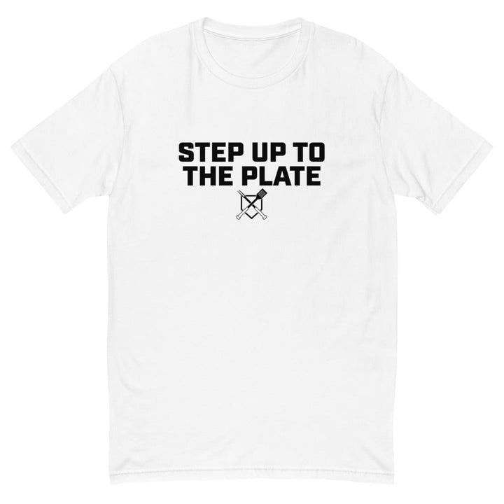 Baseball BBQ T-Shirts White / XS Step Up To The Plate Men's T-Shirt