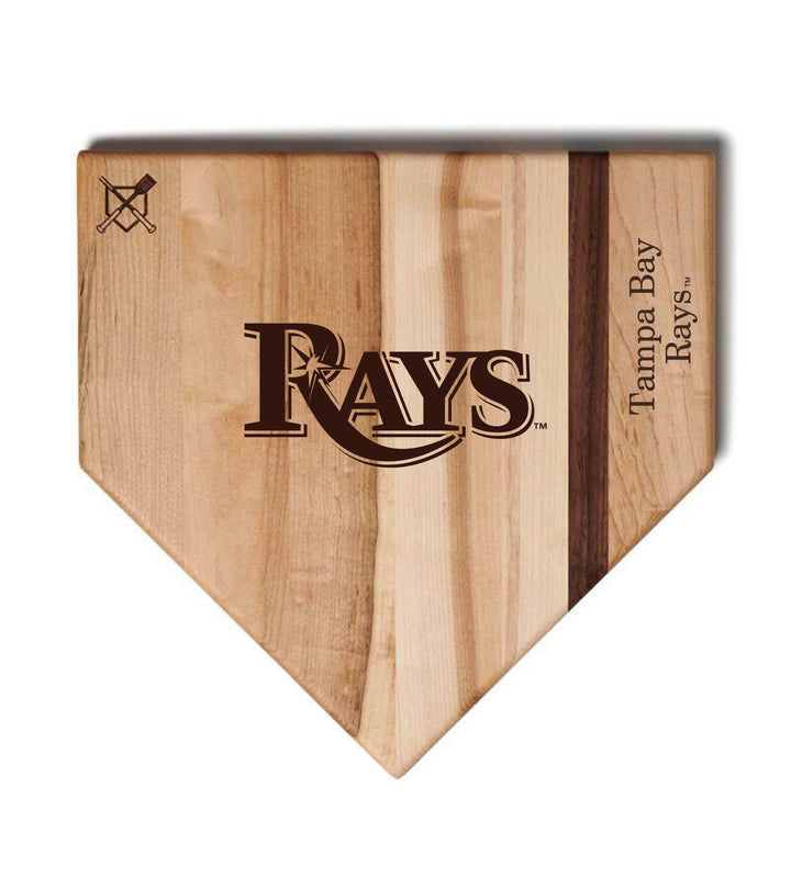 Baseball BBQ Tampa Bay Rays "Rays" Home Plate / 17" x 17" Tampa Bay Rays "Grand Slam" Combo Set