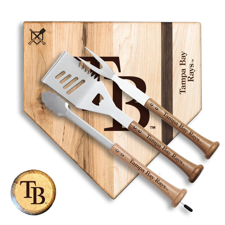 Baseball BBQ Tampa Bay Rays "Silver Slugger" Combo Set