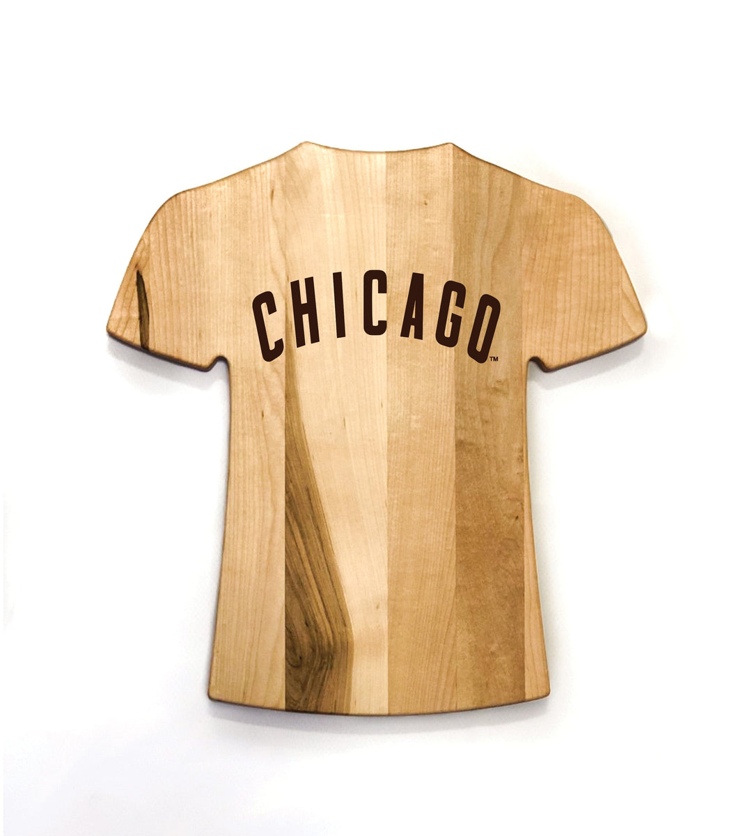 Baseball BBQ TEAM LOGO ONLY (SINGLE SIDED) Chicago Cubs Team Jersey Cutting Board | Customize With Your Name & Number | Add a Personalized Note