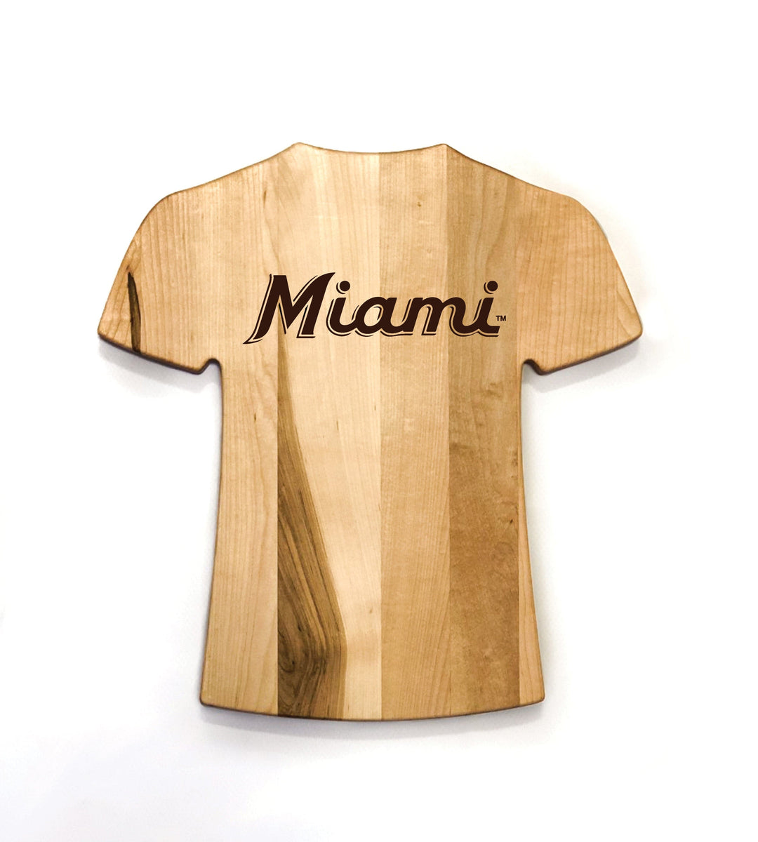 Baseball BBQ TEAM LOGO ONLY (SINGLE SIDED) Miami Marlins Team Jersey Cutting Board | Customize With Your Name & Number | Add a Personalized Note