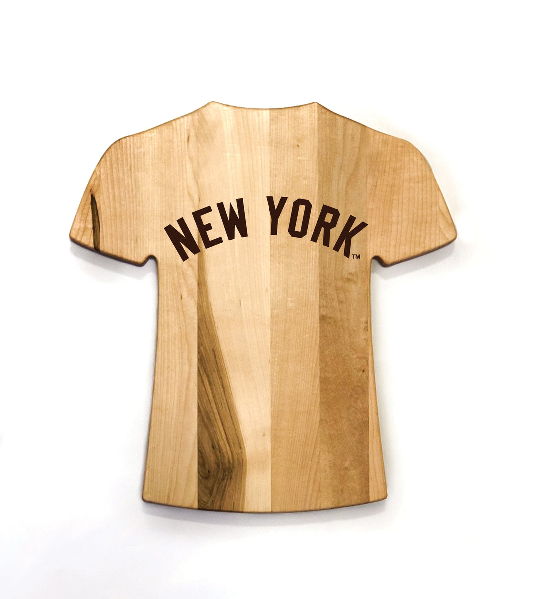 Baseball BBQ TEAM LOGO ONLY (SINGLE SIDED) New York Yankees Team Jersey Cutting Board | Customize With Your Name & Number | Add a Personalized Note