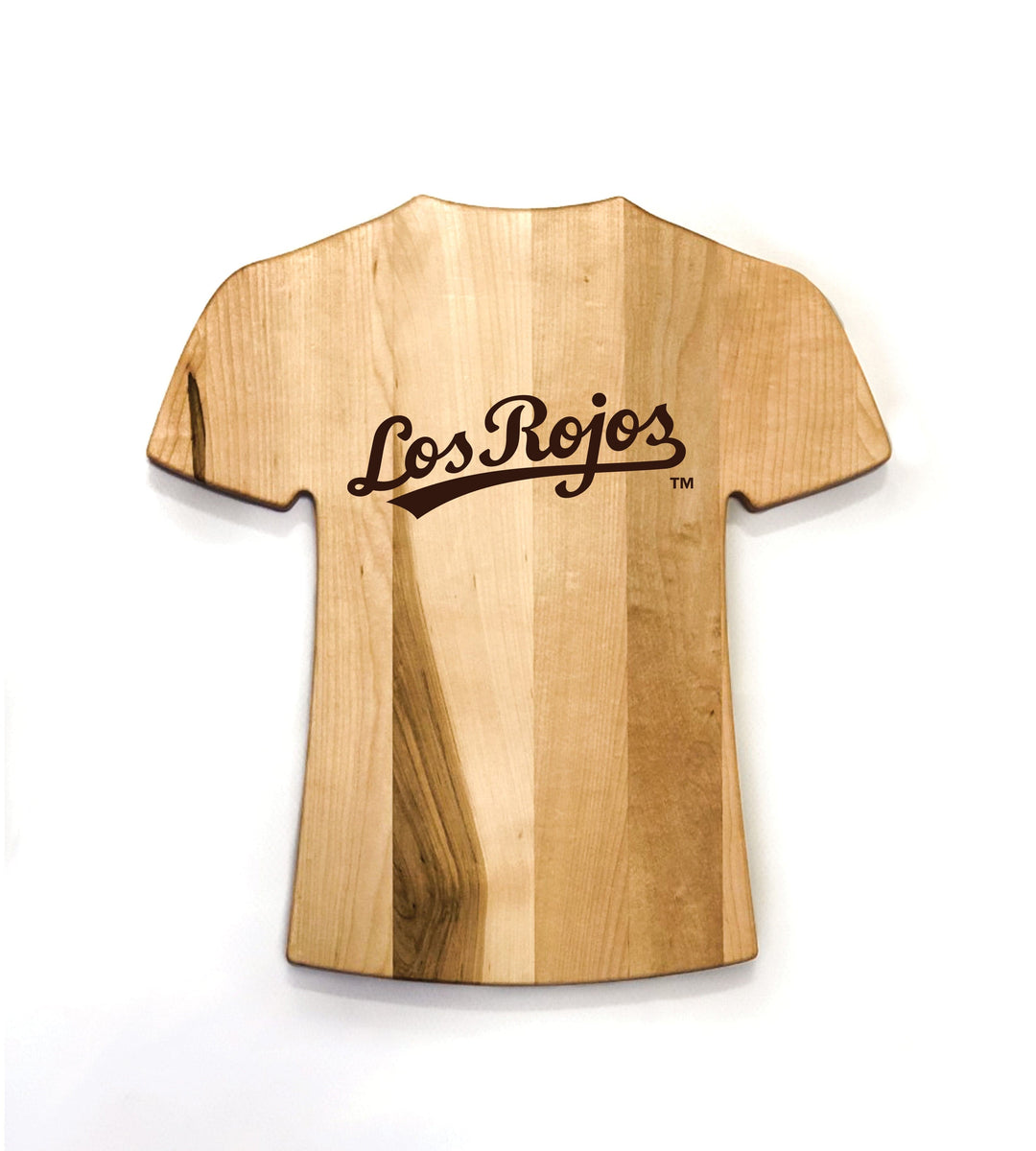 Baseball BBQ TEAM LOGO ONLY (SINGLE SIDED) Rojos de Cincinnati Team Jersey Cutting Board | Customize With Your Name & Number | Add a Personalized Note (en Español)