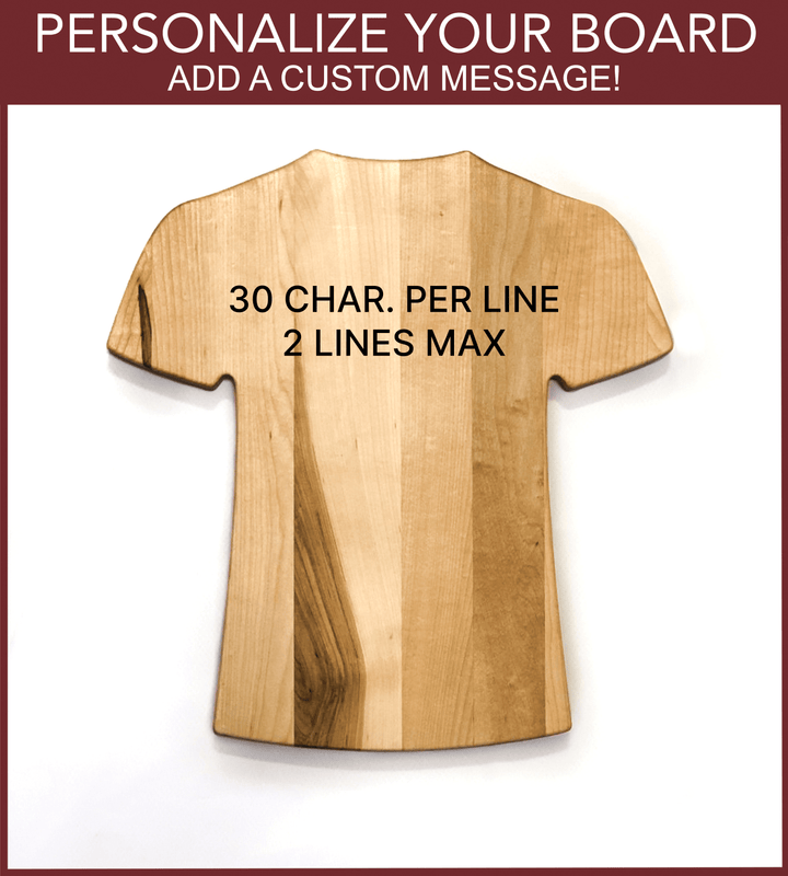 Baseball BBQ TEAM LOGO + PERSONALIZED NOTE (SIDE B) ... (+$15.00) Cardenales de San Luis Team Jersey Cutting Board | Customize With Your Name & Number | Add a Personalized Note (en Español)
