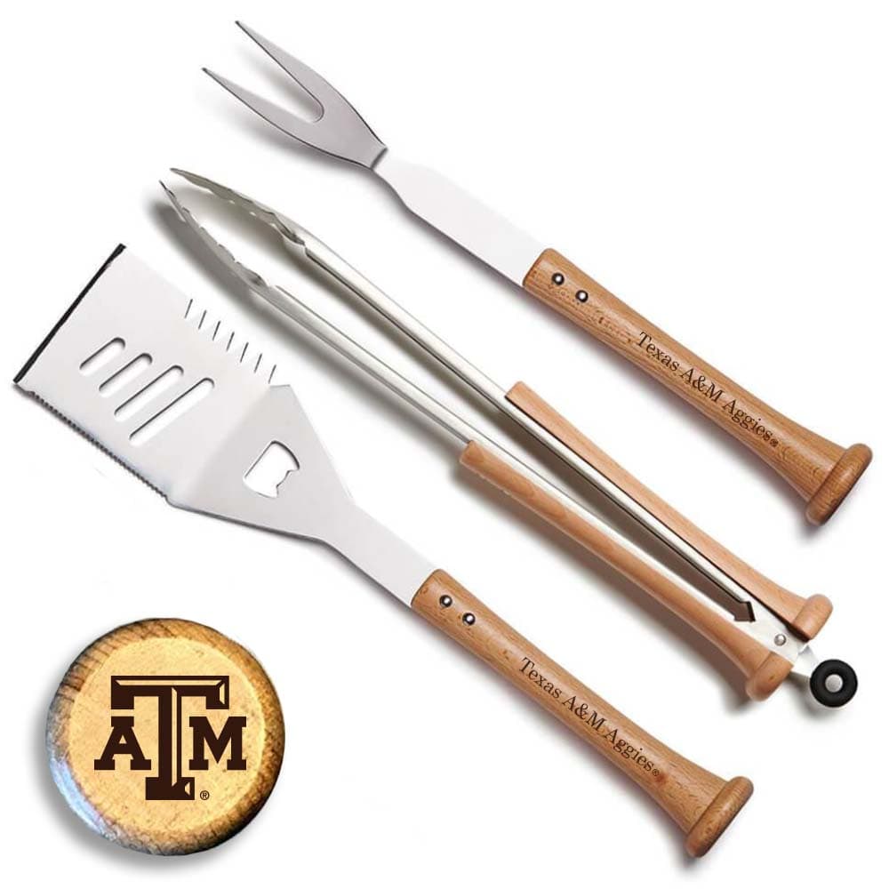 Baseball BBQ Texas A&M  "TRIPLE PLAY" Combo Set
