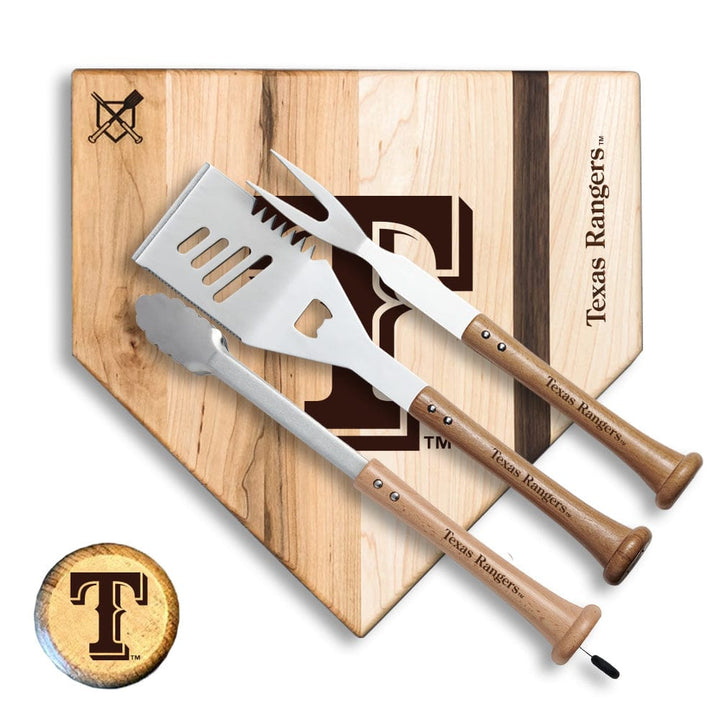 Baseball BBQ Texas Rangers "Silver Slugger" Combo Set