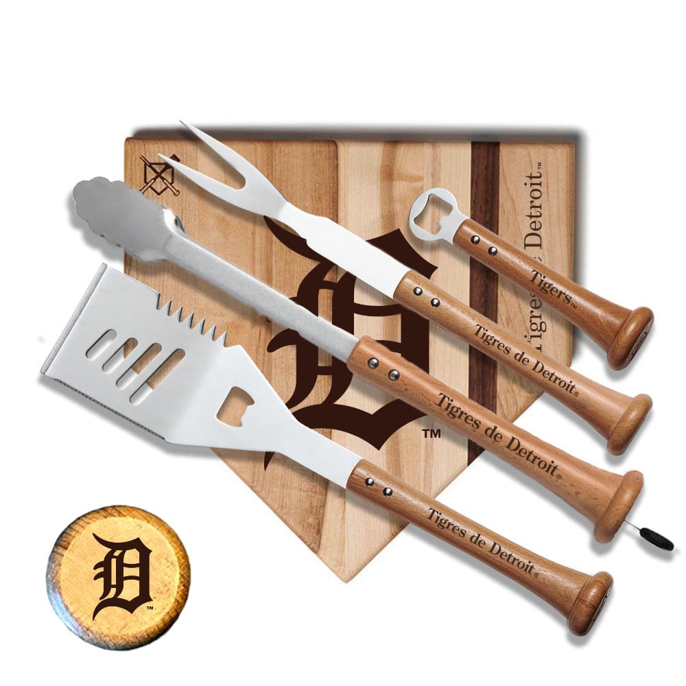 Baseball BBQ Tigres de Detroit "Grand Slam" Combo Set (en Español)