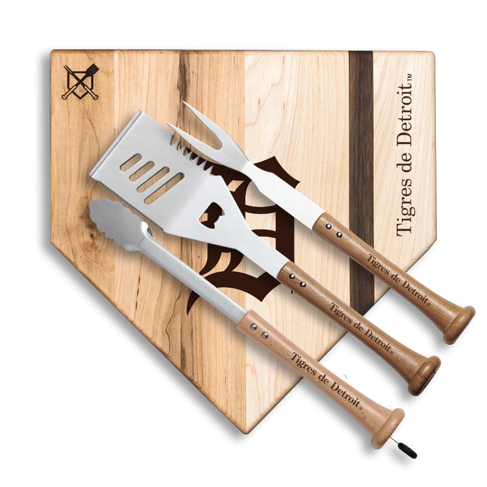 Baseball BBQ Tigres de Detroit "Silver Slugger" Combo Set (en Español)