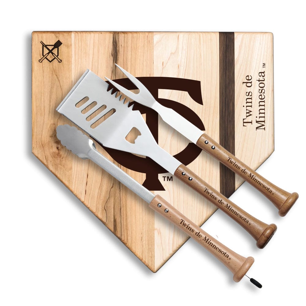 Baseball BBQ Twins de Minnesota "Silver Slugger" Combo Set (en Español)
