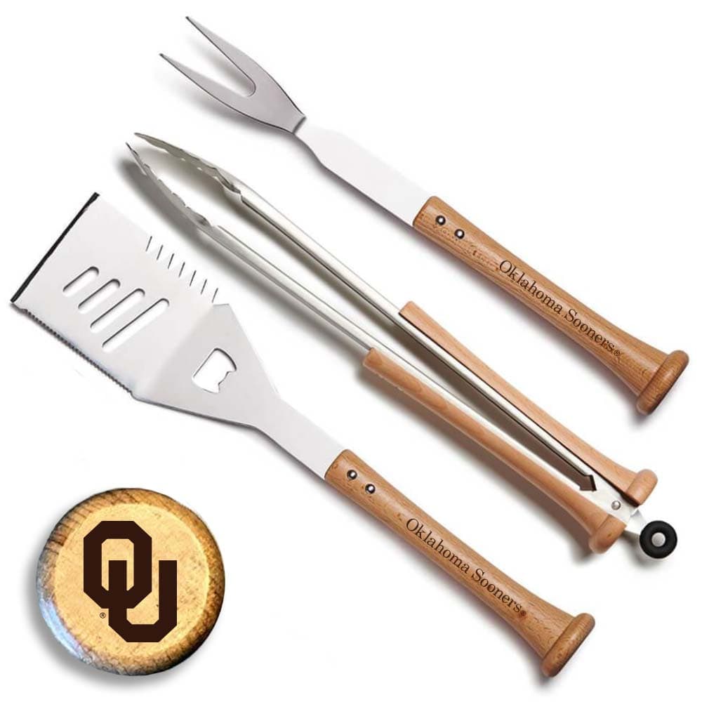 Baseball BBQ University of Oklahoma  "TRIPLE PLAY" Combo Set