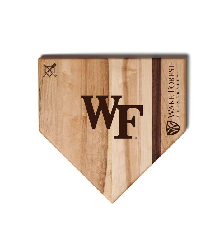 Baseball BBQ Wake Forest Home Plate Style (12" x 12") Wake Forest Cutting Boards | Choose Your Size & Style