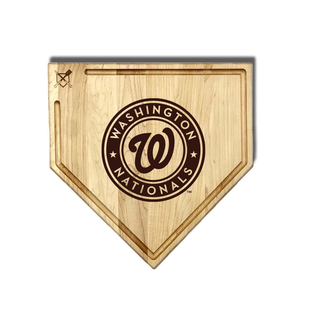 Baseball BBQ Washington Nationals "Nationals" Home Plate / 17" x 17" (With Trough) *note: logo only (will not show team name) Washington Nationals "Silver Slugger" Combo Set