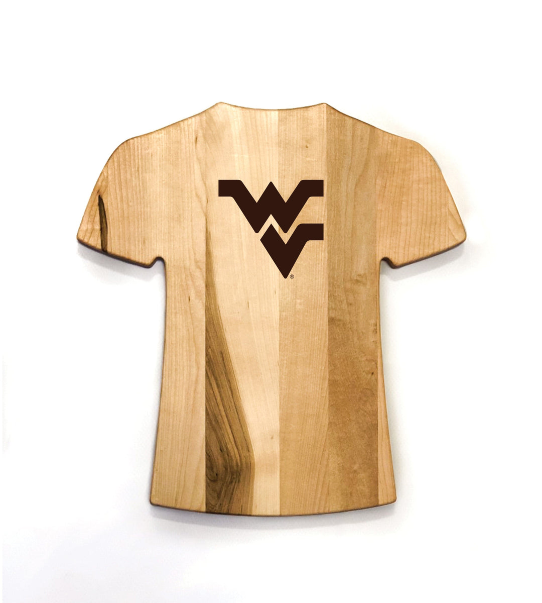Baseball BBQ West Virginia University Cutting Board | Jersey Style West Virginia University Cutting Boards | Choose Your Size & Style