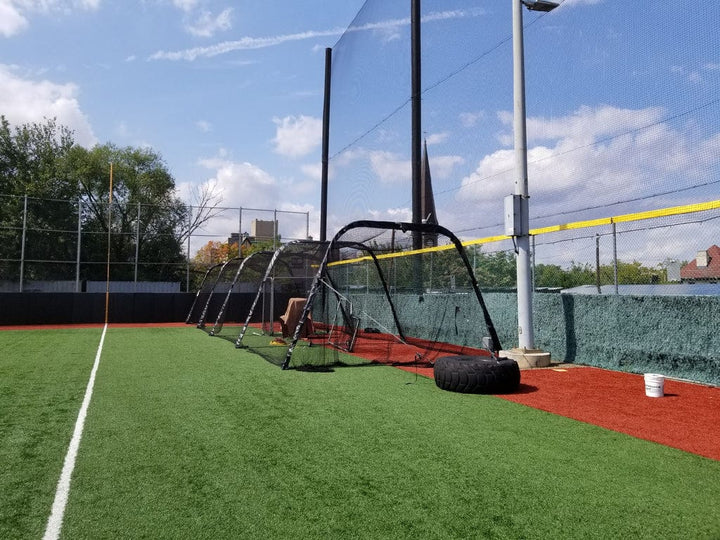 BATCO Batting Cage 72 Feet / Metal Outdoor Foldable Batting Cage | BATCO