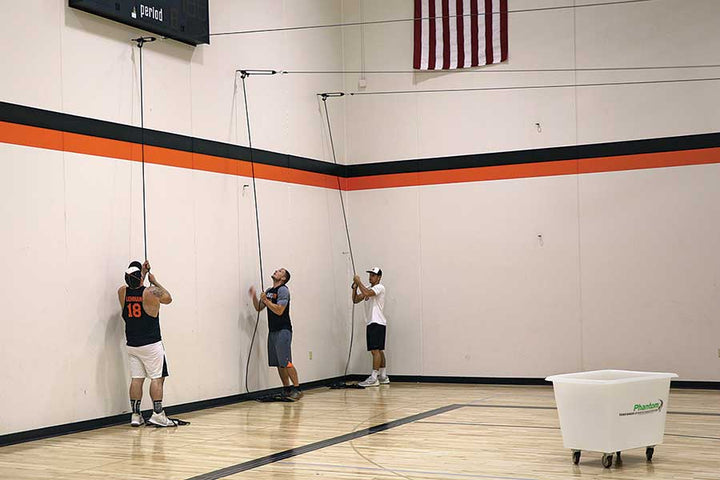 Beacon Athletics Batting Cage Phantom™ Tensioned Indoor Batting Cage | Beacon Athletics