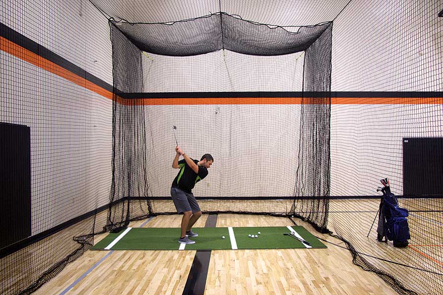 Beacon Athletics Batting Cage Phantom™ Tensioned Indoor Batting Cage | Beacon Athletics