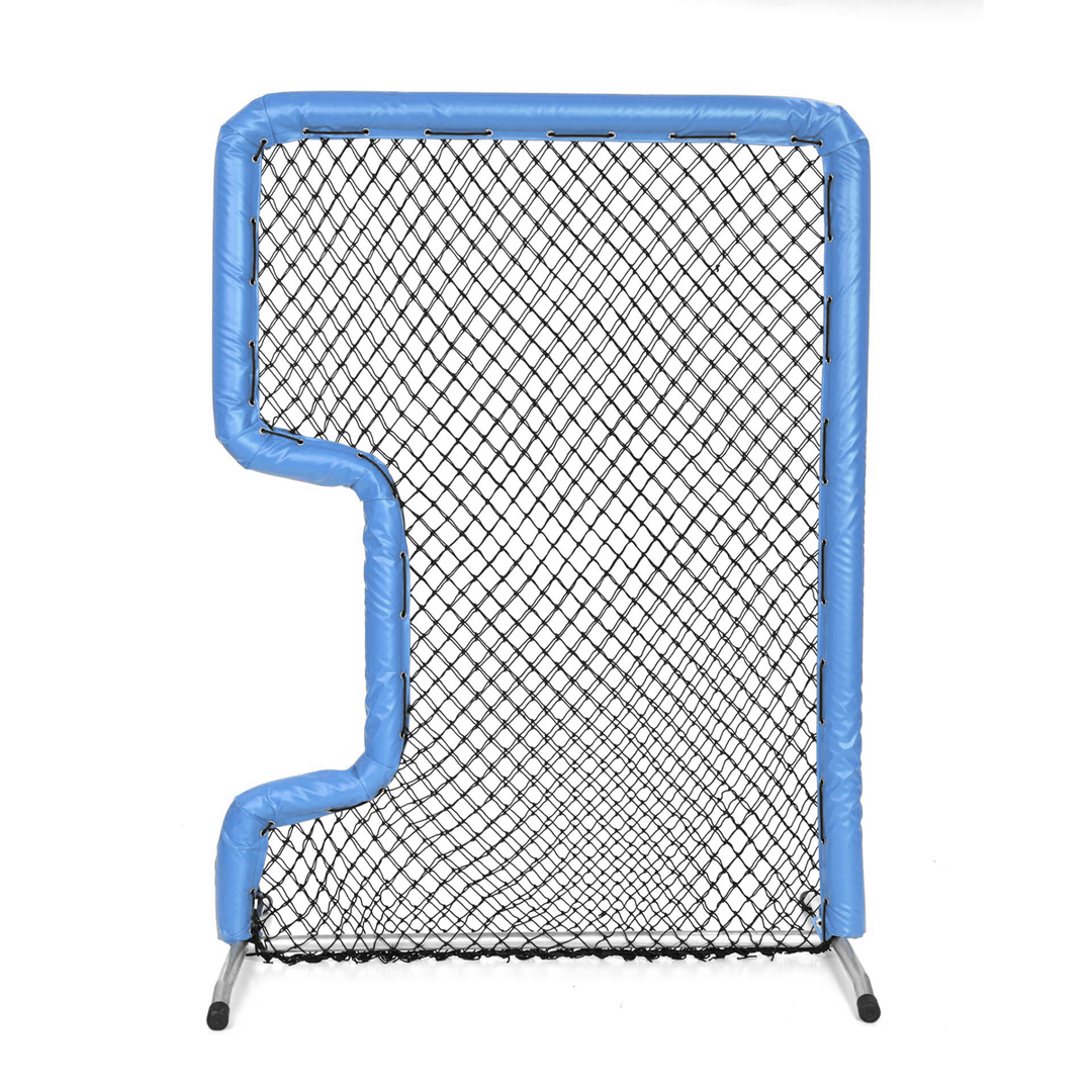 Better Baseball Baseball Screen Padded / Columbia Blue Bullet Front Toss | Better Baseball