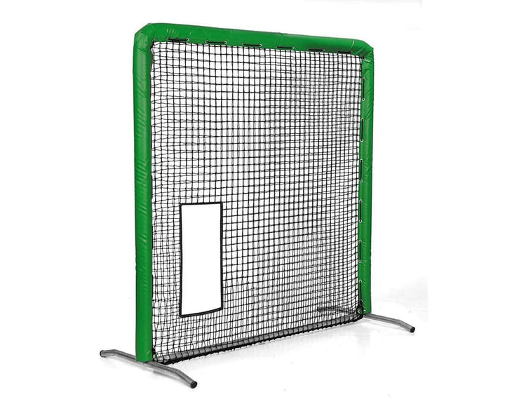 Better Baseball Baseball Screen Padded / Green Bullet Hole Fast Pitch | Better Baseball