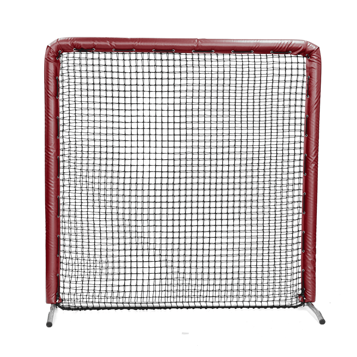 Better Baseball Baseball Screen Padded / Maroon 7x7 Protective Screen | Better Baseball