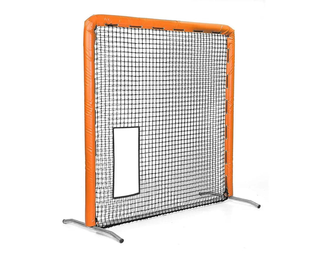 Better Baseball Baseball Screen Padded / Orange Bullet Hole Fast Pitch | Better Baseball