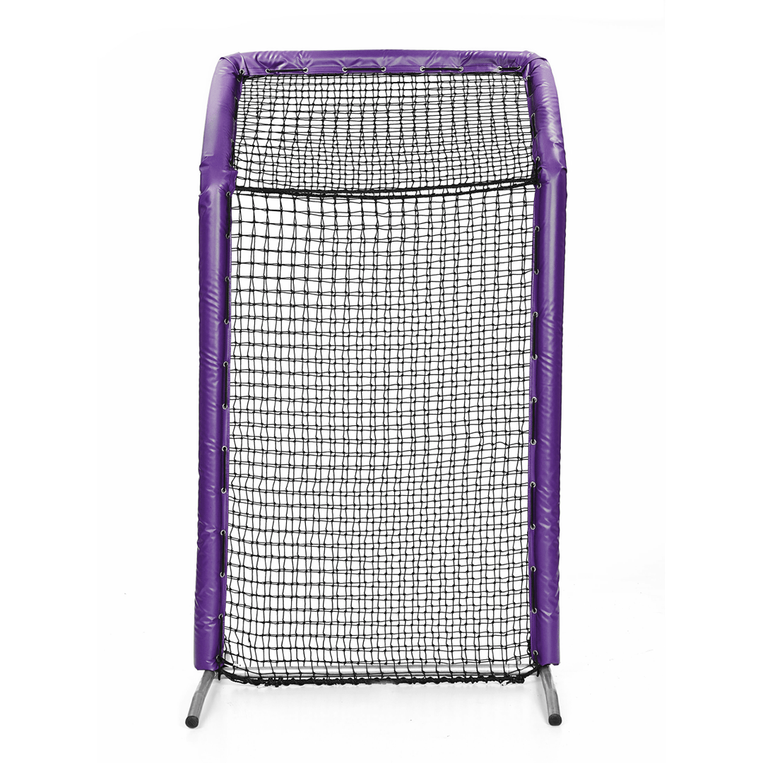 Better Baseball Baseball Screen Padded / Purple Bullet Fastpitch Overhead | Better Baseball