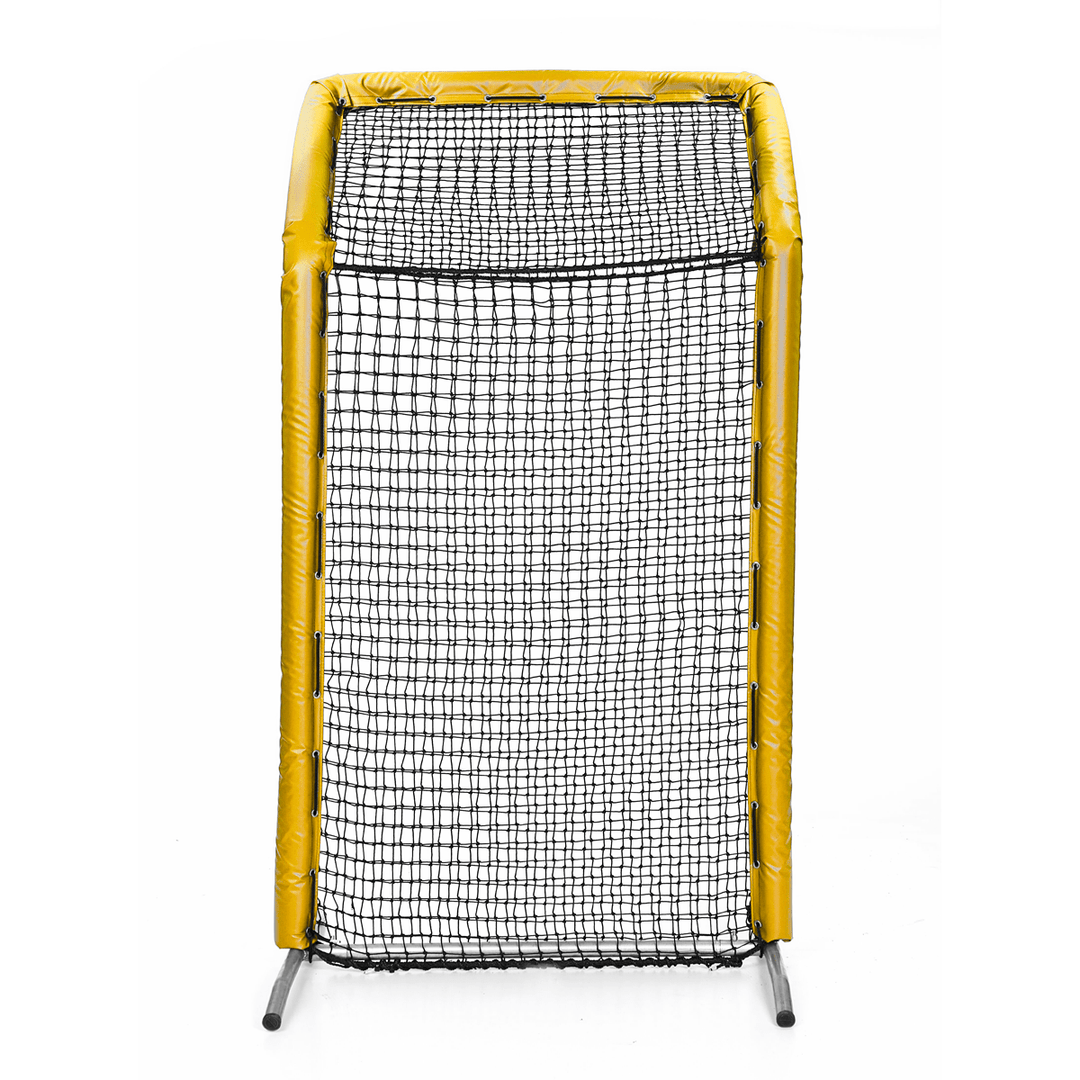 Better Baseball Baseball Screen Padded / Yellow Bullet Fastpitch Overhead | Better Baseball